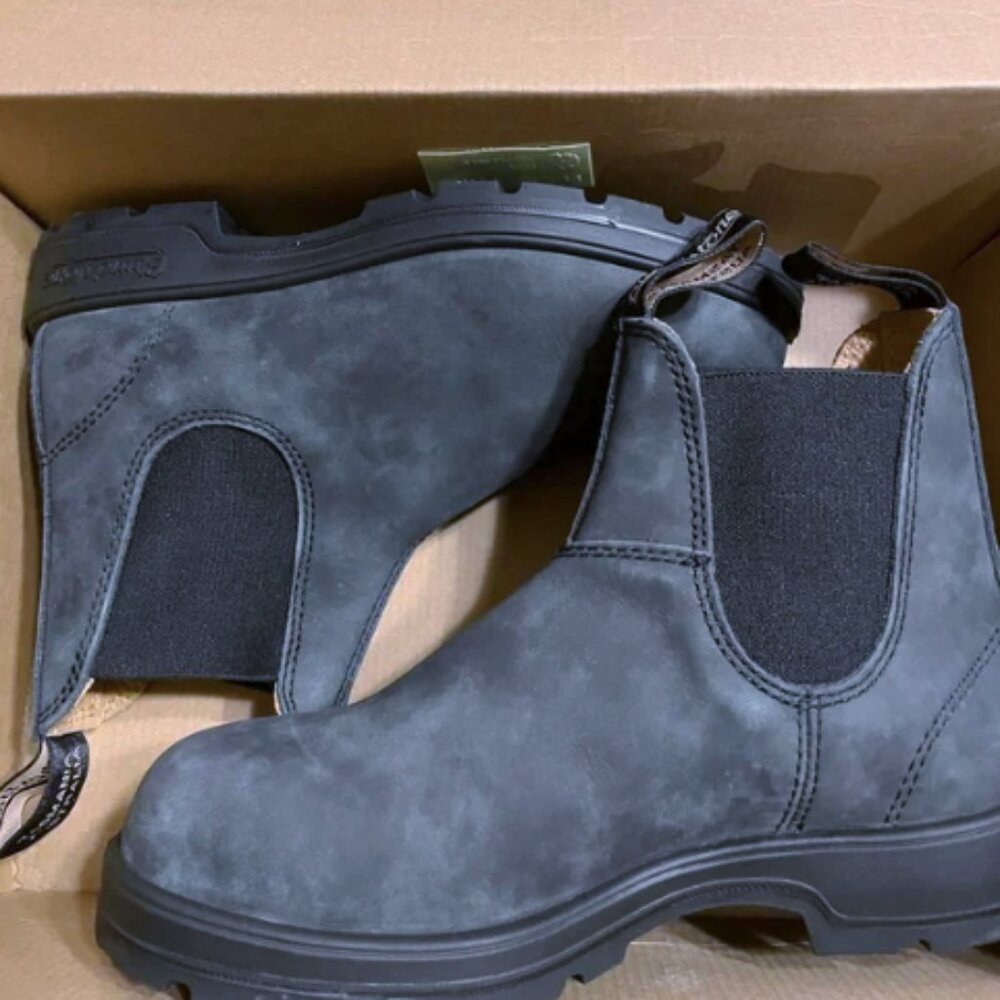 NIB Blundstone 587 Boots, Leather-lined, Rustic Black, US 6.5 RECOMMENDED